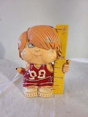 VINTAGE Willie Dribble savings bank with ruler - Collectors Item